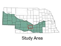 Map of Nebraska for CoHYST project