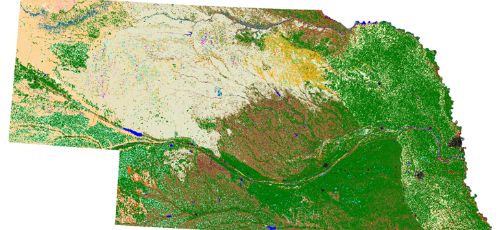Nebraska GAP land cover classification detail