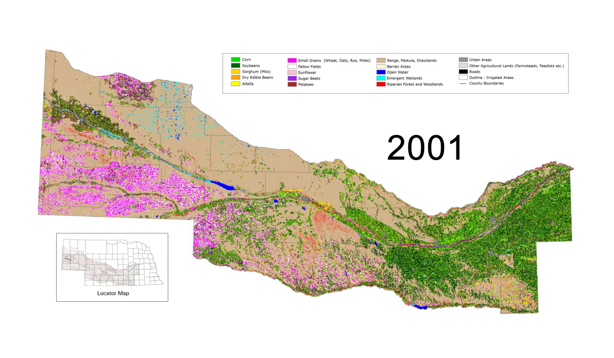 CALMIT COHYST land cover 2001